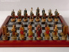 Trojan War Hand Decorated Themed Chess Set - Including Chess Board